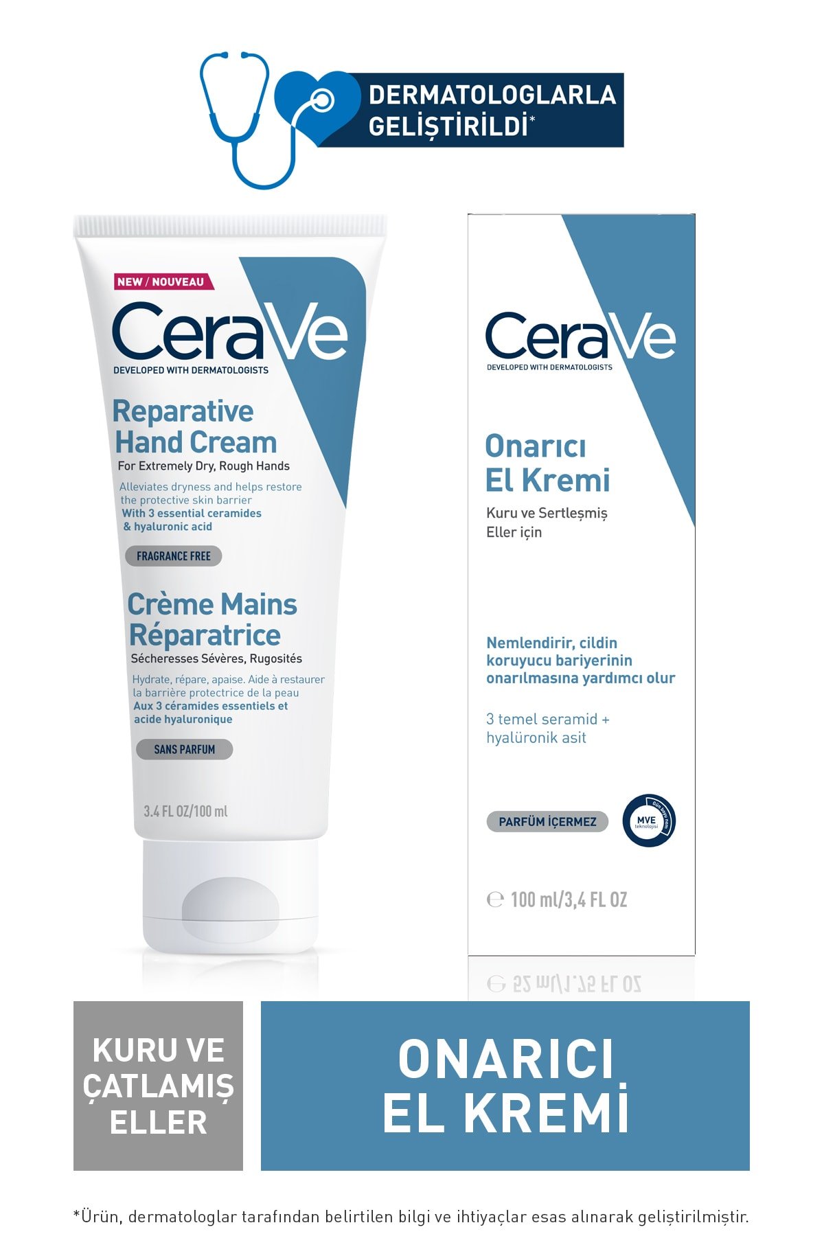 CeraVe Onarıcı El Kremi 3337875763967 100 ML